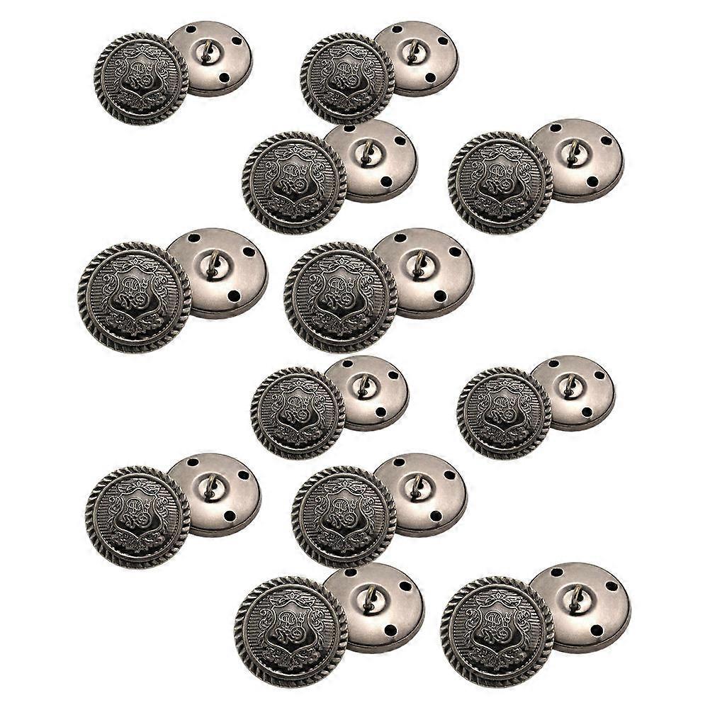 30pcs Copper Retro Jean Coat Decorative Buttons
