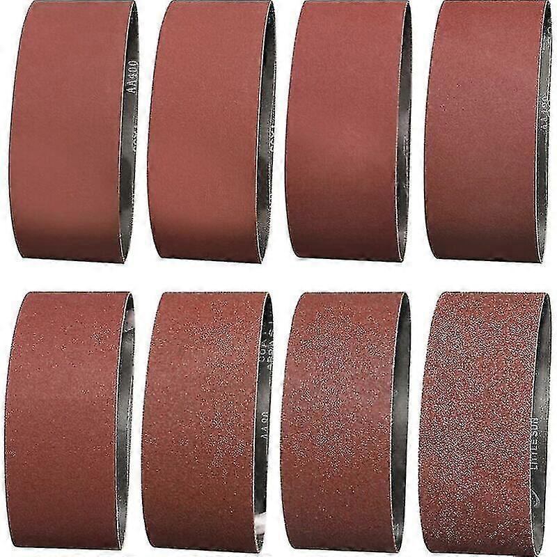 Sanding Belt 100x610 Mm - Grain Size 2 X 40/60/80/120/150/180/240/320 Sanding Belt For Sanding, Polishing And Dust Removal, Ideal