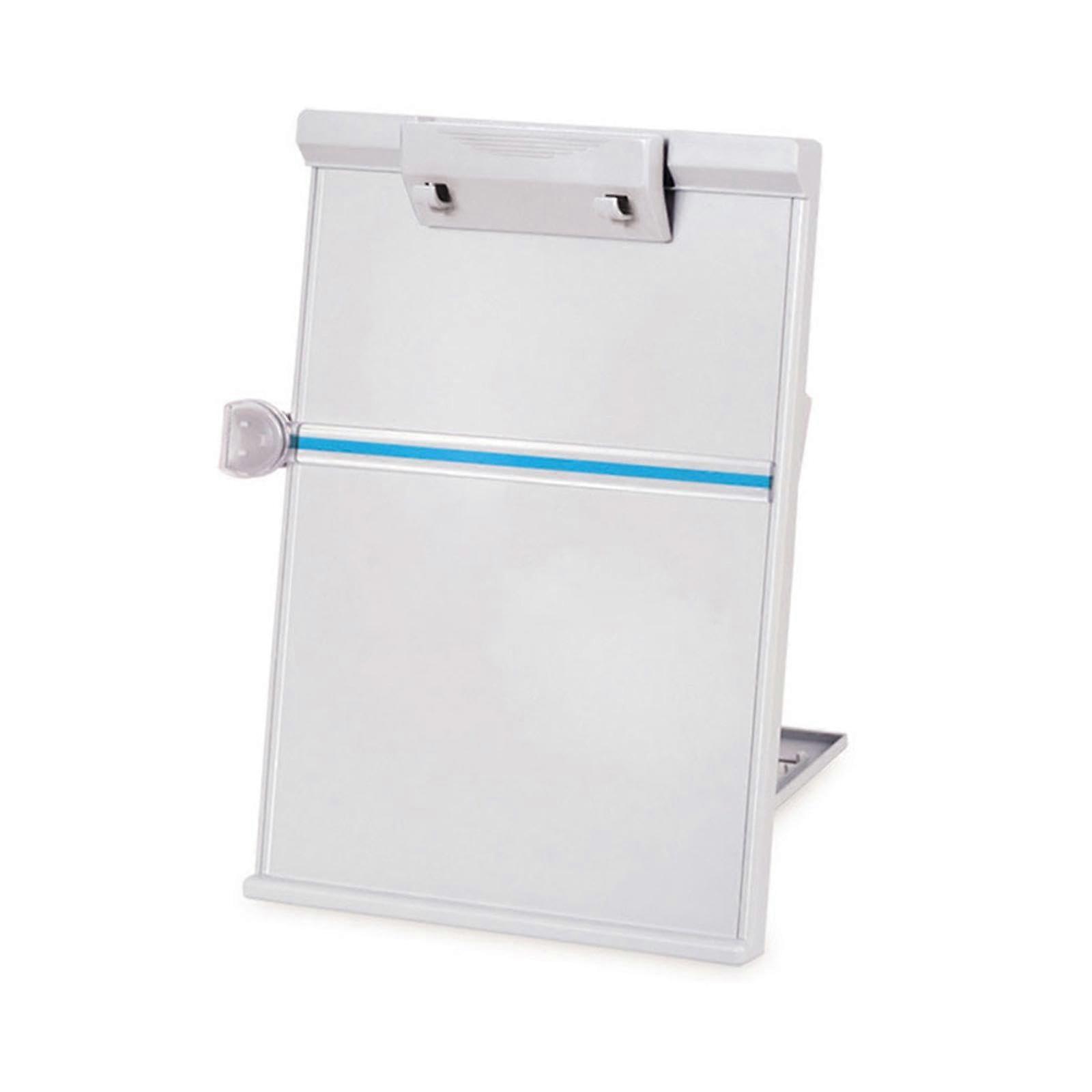 Adjustable Document Stand with Lining, Foldable Copy Holder, Desk Typing Frame for Music Notes and Books, Portable Design