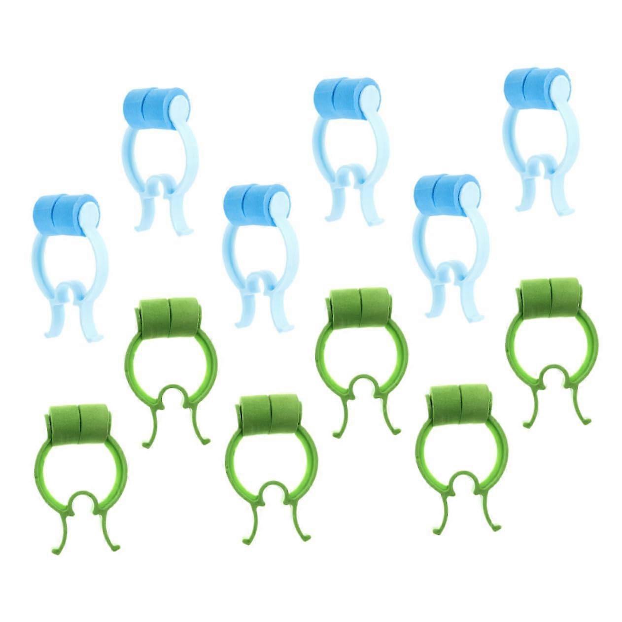 12-Piece Nose Clips for Stopping Nosebleeds and Breathing Exercises, Practical Epistaxis Relief for Home and Travel