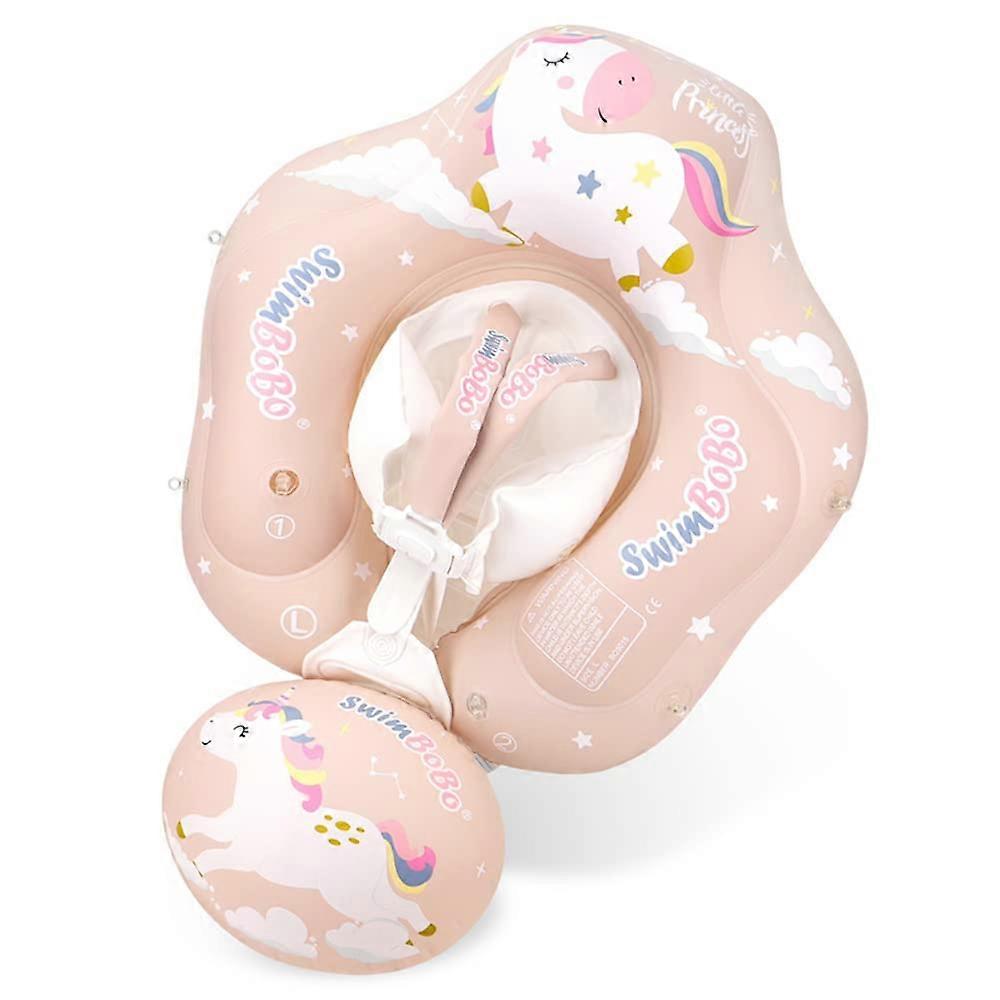 Baby Float, Inflatable Baby Swim Ring, Cute Baby Pool Float, Pool Toy for 324 Months, Baby Boys, Girls, Swimming Trainer Float with Mini Air Pump