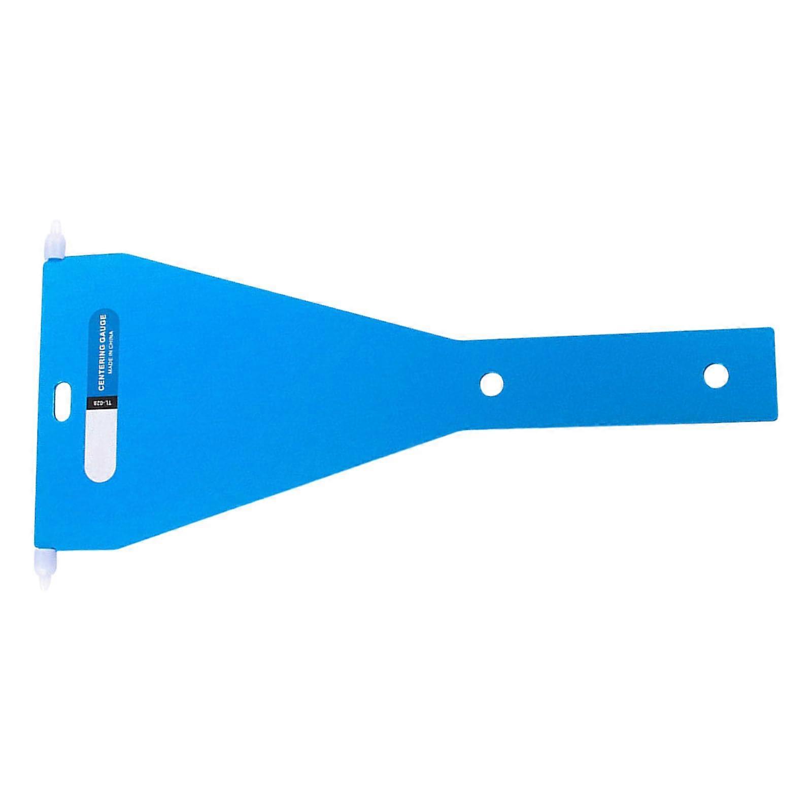 Portable Bicycle Wheel Alignment Tool - Easy-to-Use Rim Centering Gauge for Accurate Measurements, Blue