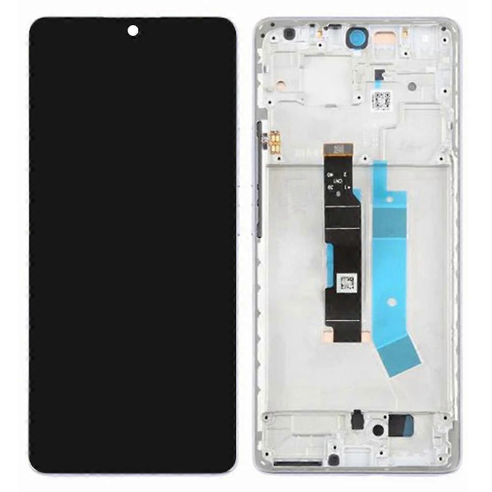 For Xiaomi Redmi Note 14 Pro 4G OEM Grade S AMOLED Screen and Digitizer Assembly + Frame (Without Logo) Purple
