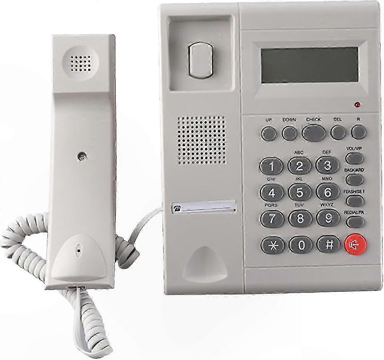 Corded Desk Phone with Caller ID, Voicemail, Large Keypad - Business Communication Solution
