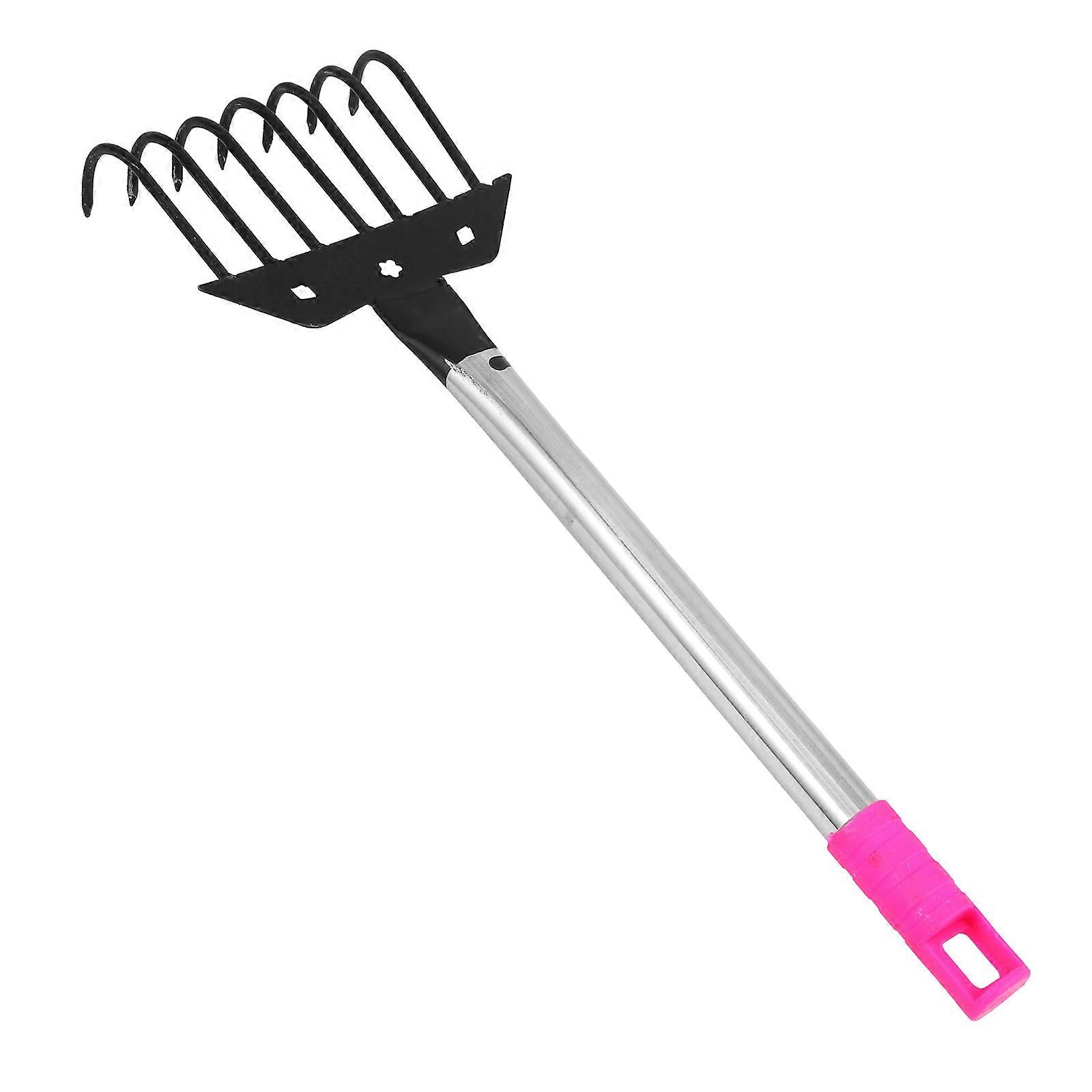 MultiFunction Garden Hand Rake for Soil Preparation and Loosening Lightweight Ergonomic Tool 13.5 Inches