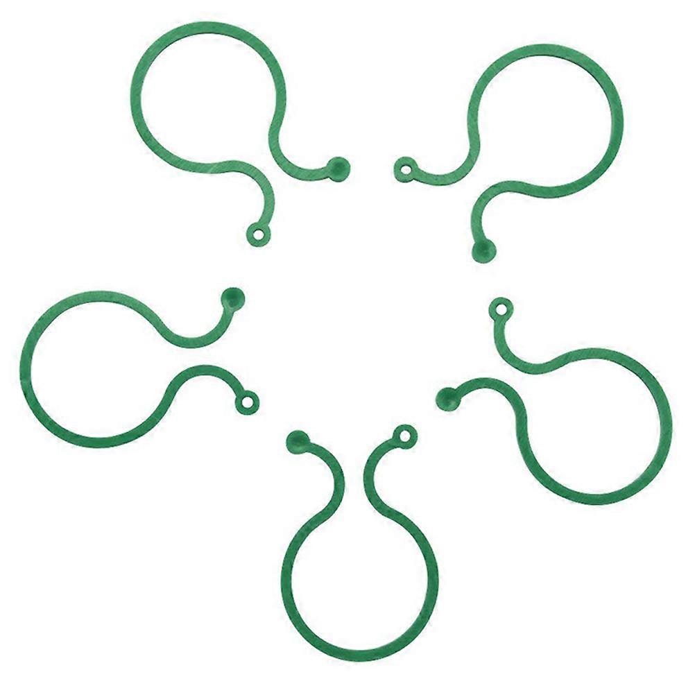 Reusable Garden Cable Ties for Fixing Use 200 Pcs Strong Plastic Green 8-shape Snap