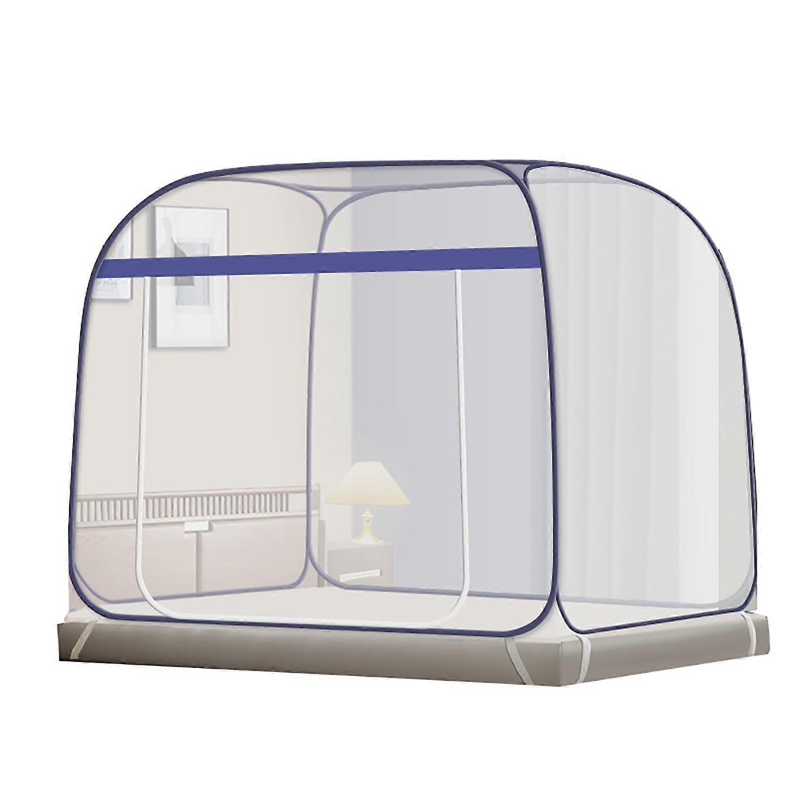 Mosquito Net Foldable With Single Door For Camping, 2 x 2 m, Large Room Mesh Curtain, Free Installation