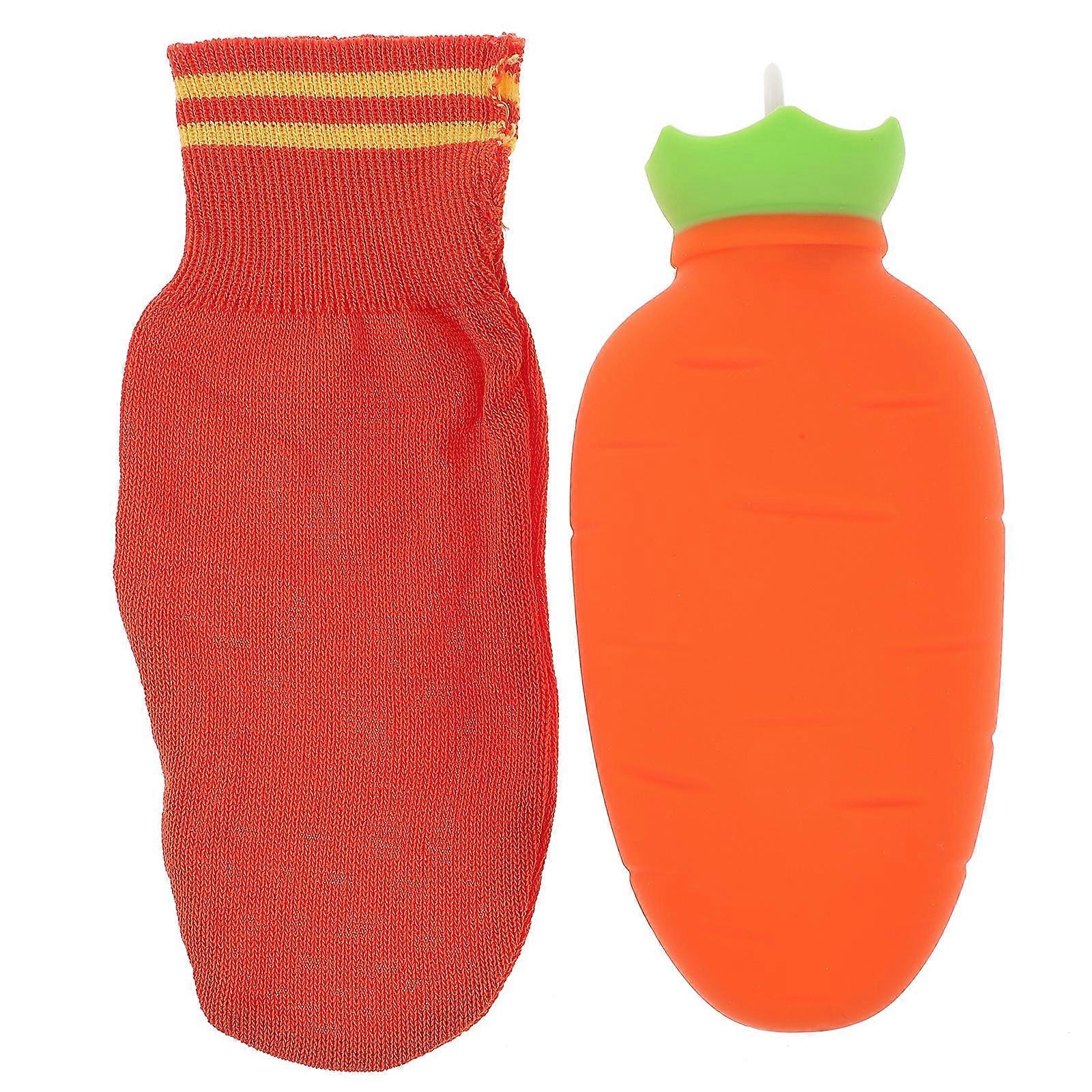 Therapy Multi-function Hot-water Bag Thickened Design Cloth 17.8x8x6cm Travel 1Set