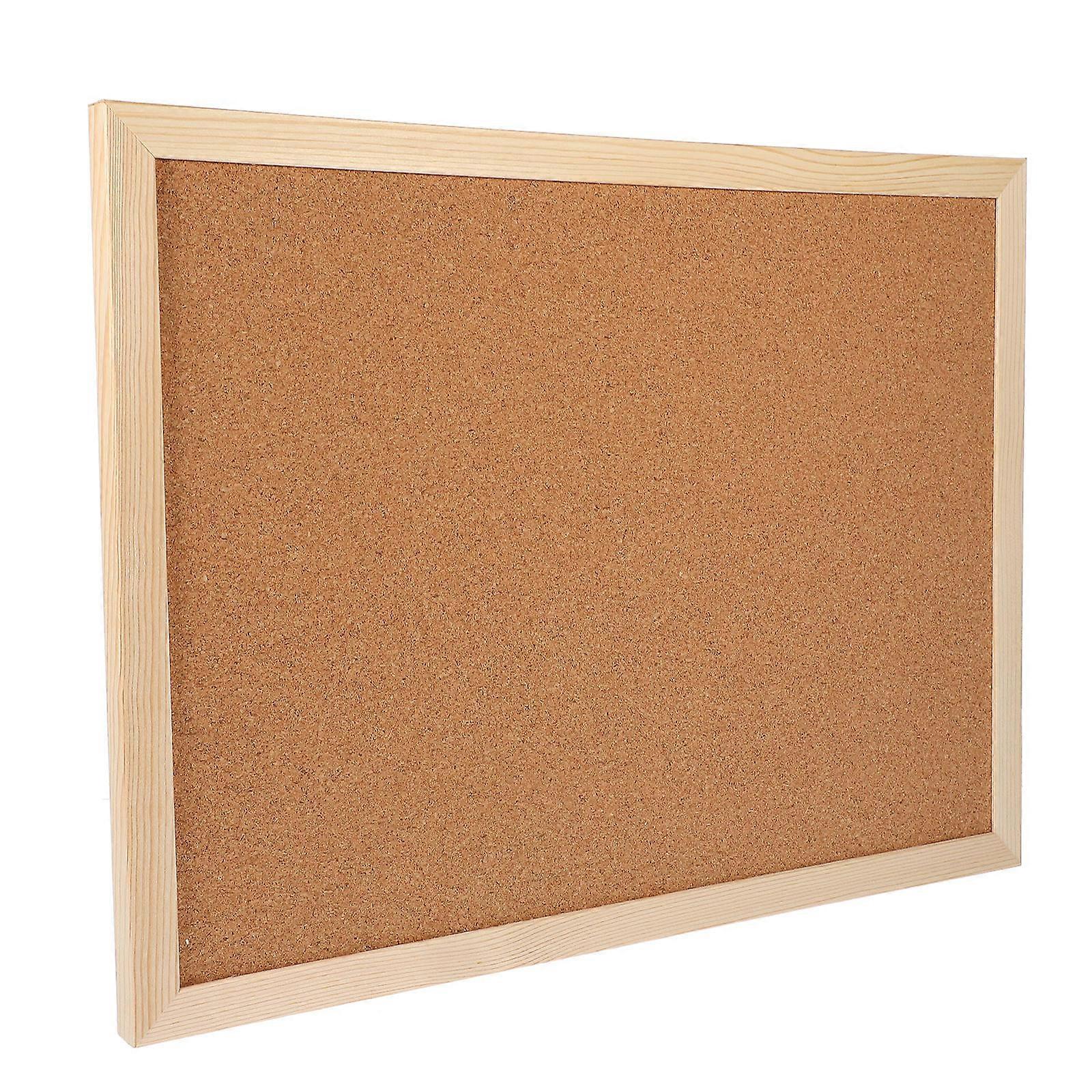 Khaki Cork Board for Office Use with Ample Space for Photos Notes and Memos 1 Set Portable Small Size