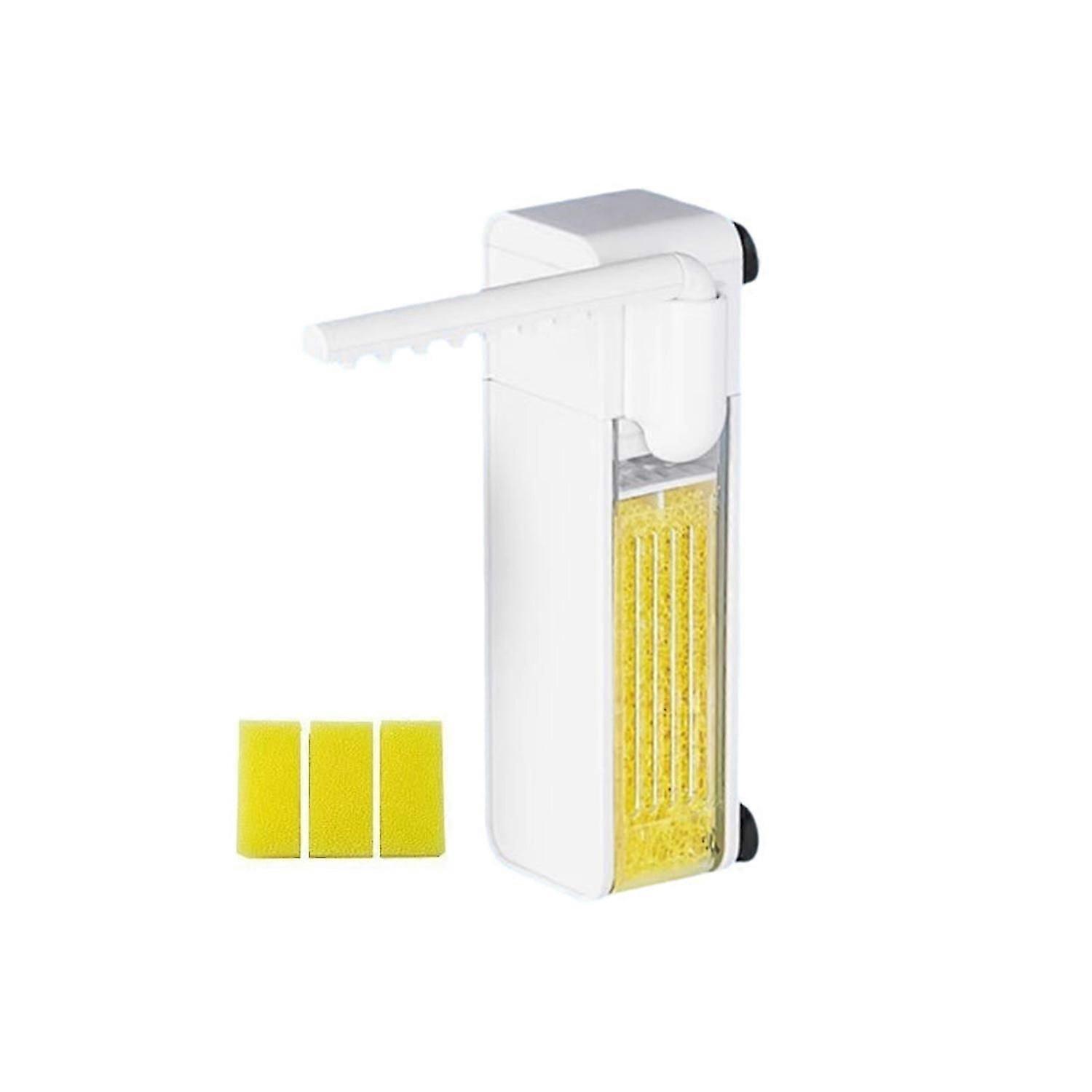 Efficient Water Cleaning Mini Fish Tank Filter, Adjustable Flow Rate for Aquariums