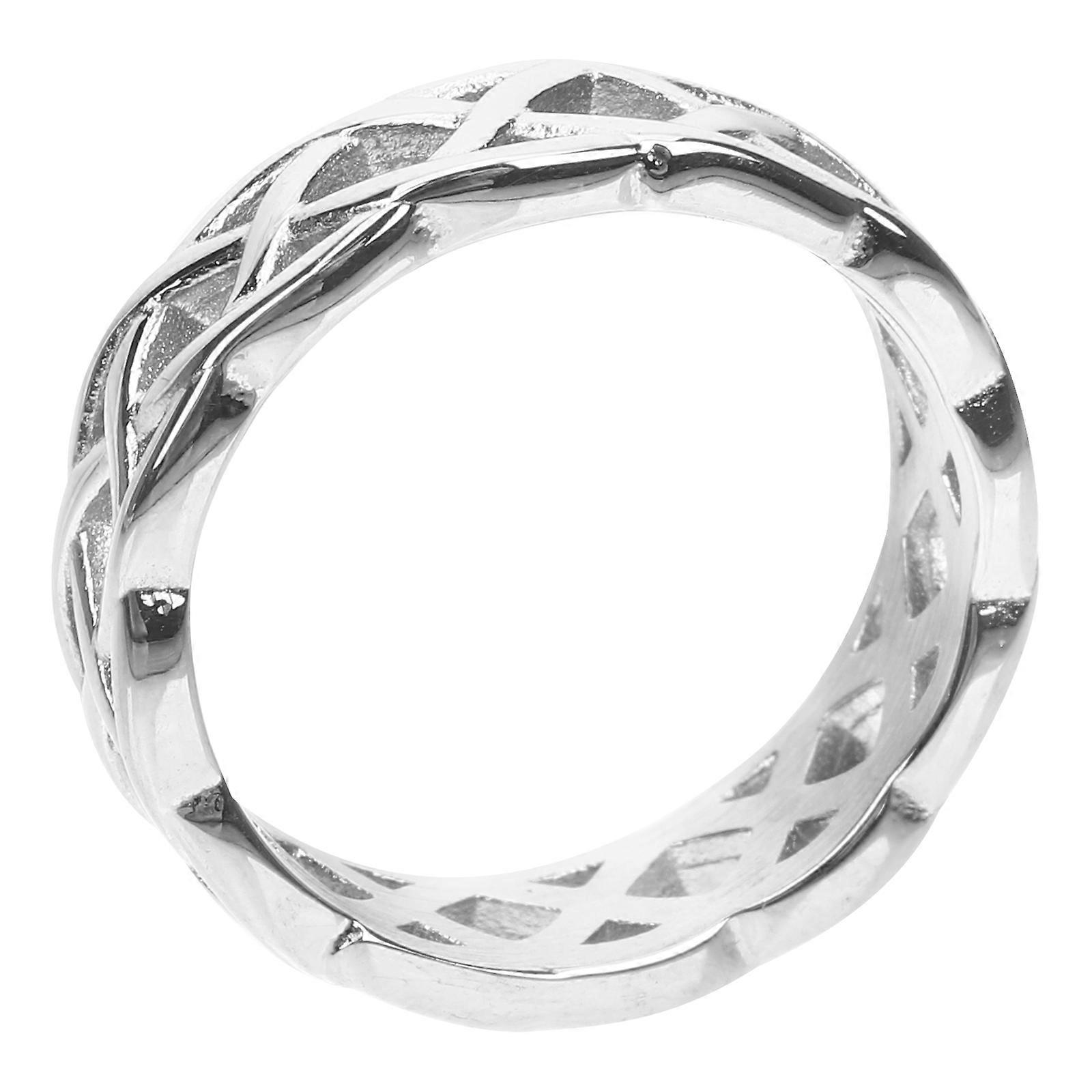 Knot Band Ring Durable Stainless Steel Viking Finger Jewelry for Men Elegant Design Daily Wear Festivals Special Occasions