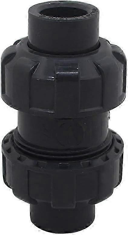 Ball check valve 20 25 32 40 50 63mm swimming pool check valve anti backflow pvc valve check valve (inner diameter 32mm)