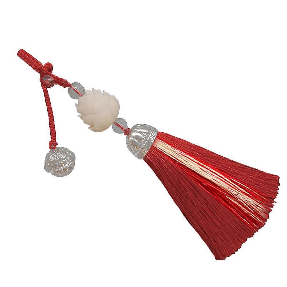 سلسلة قلادة الهاتف الصينية للبالغين مفتاح الديكور الأحمر 1 مجموعة