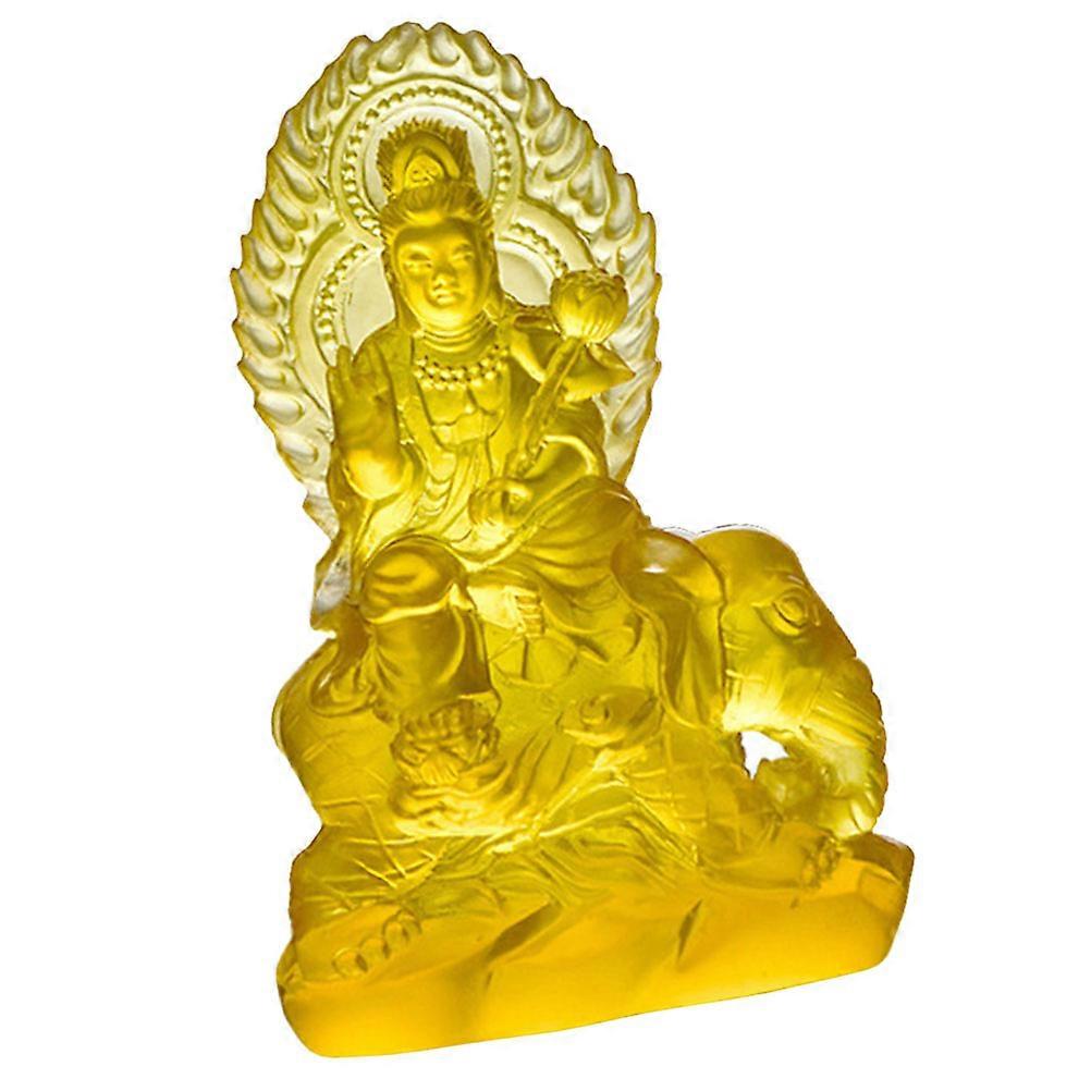 Resin Buddha Figurine Decorative Statue 1 Set