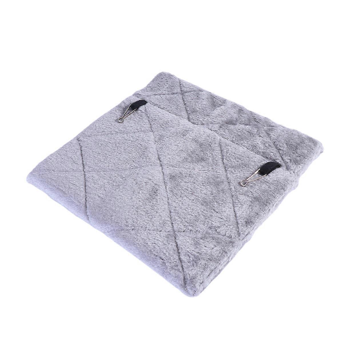 Bird Sleeping Hut In Grey Designed For Pet Birds Indoor Use With Plush Material 1Pcs