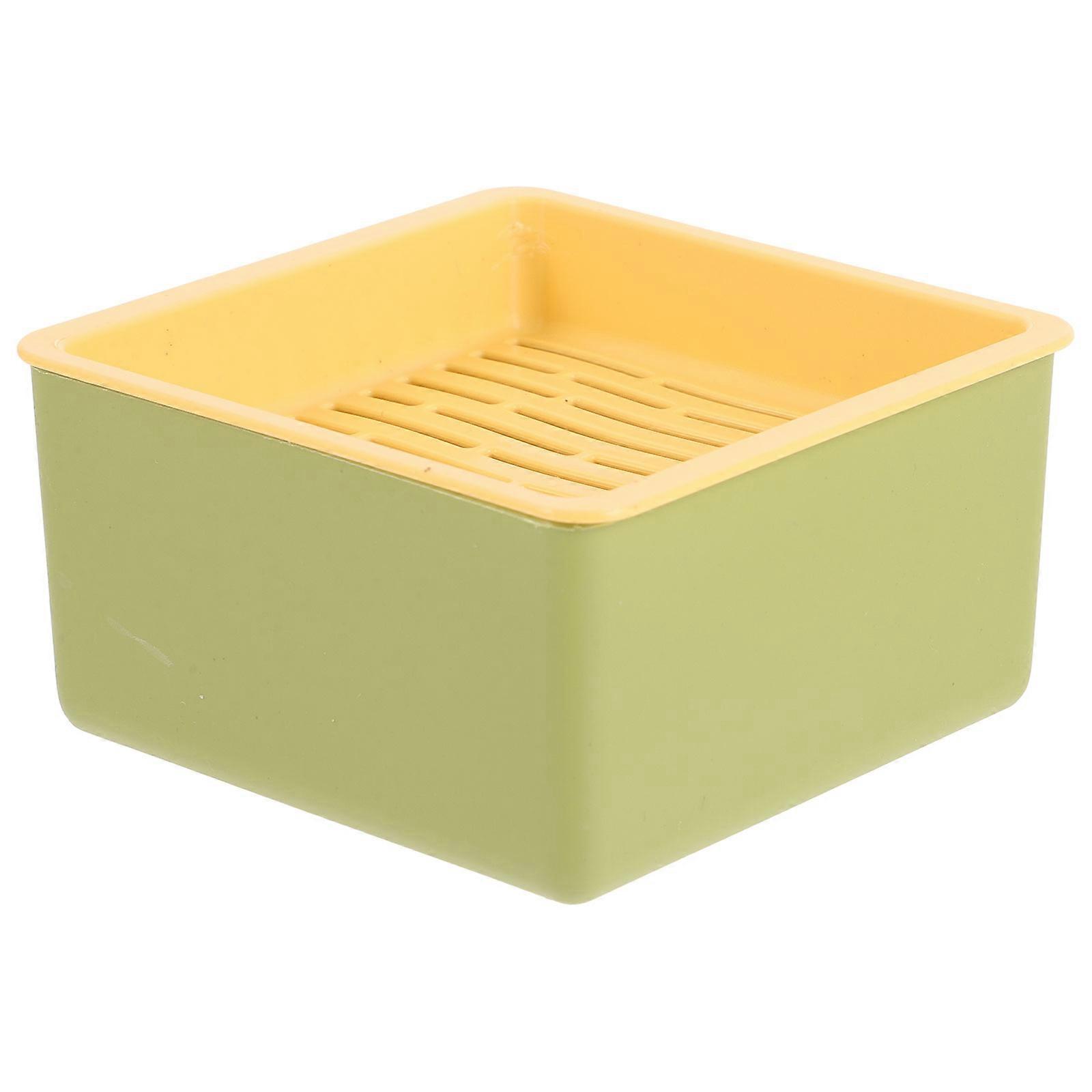 Assorted Color Plastic Cat Grass Planter Box Hydroponic System for Indoor Outdoor Seed Planting 11.8 x 5.9 x 5.1 Inches