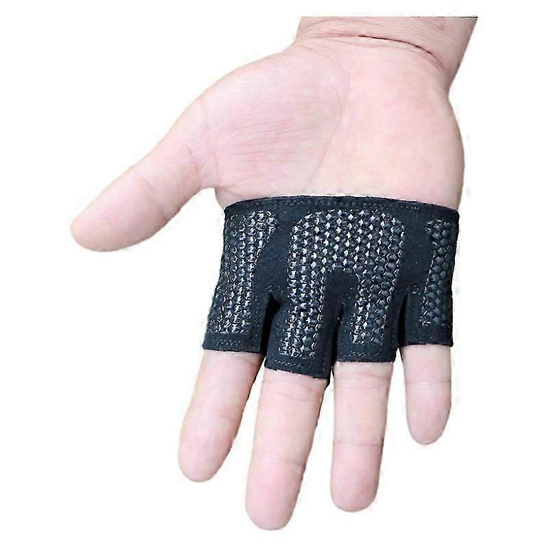 قفازات اليوغا بأربعة أصابع للنساء والرجال - قفازات اللياقة البدنية نصف الإصبع غير قابلة للانزلاق