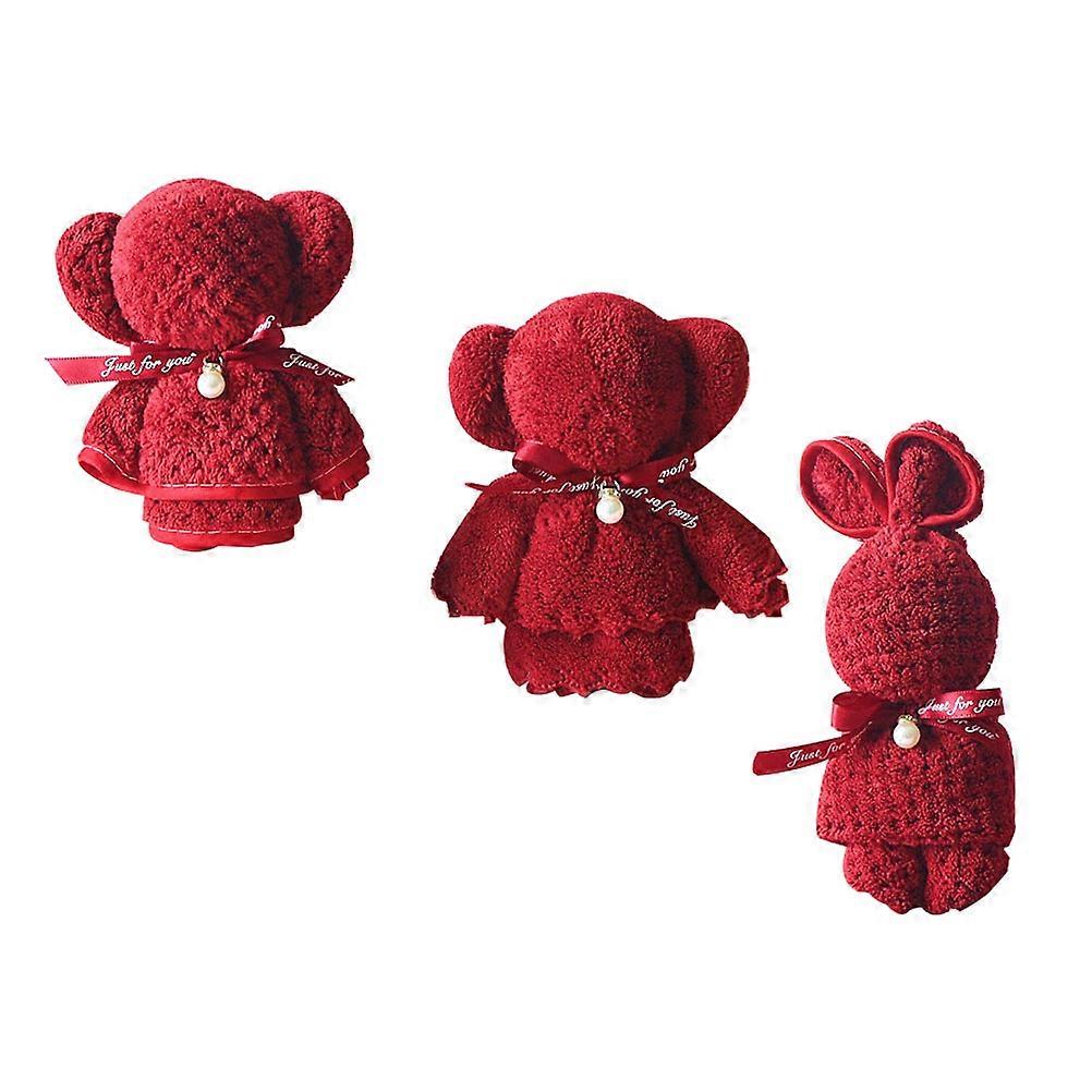 Towel Household Bear Towel for Home Use 3Pcs Set