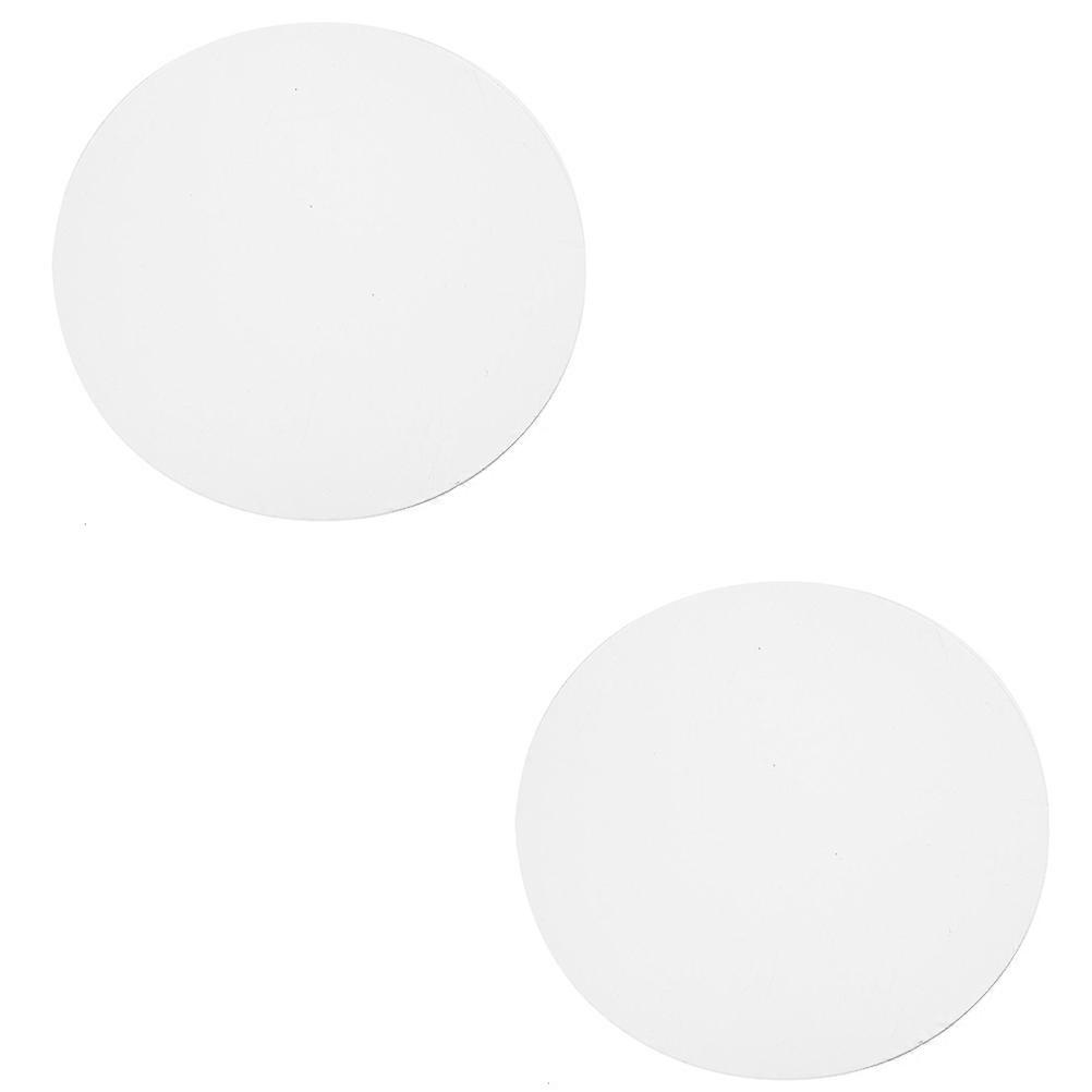 Transparent Acrylic Round Discs for DIY Use Great for Craft Projects and Cake Bases 2 Pieces