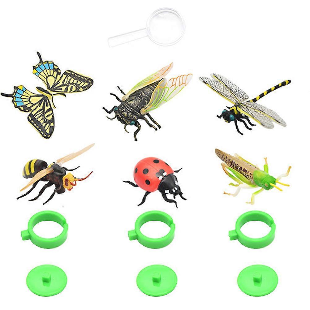Children'S Cognitive Model Decoration Toy 5X3X3CM Assorted Color In Material 6Pcs