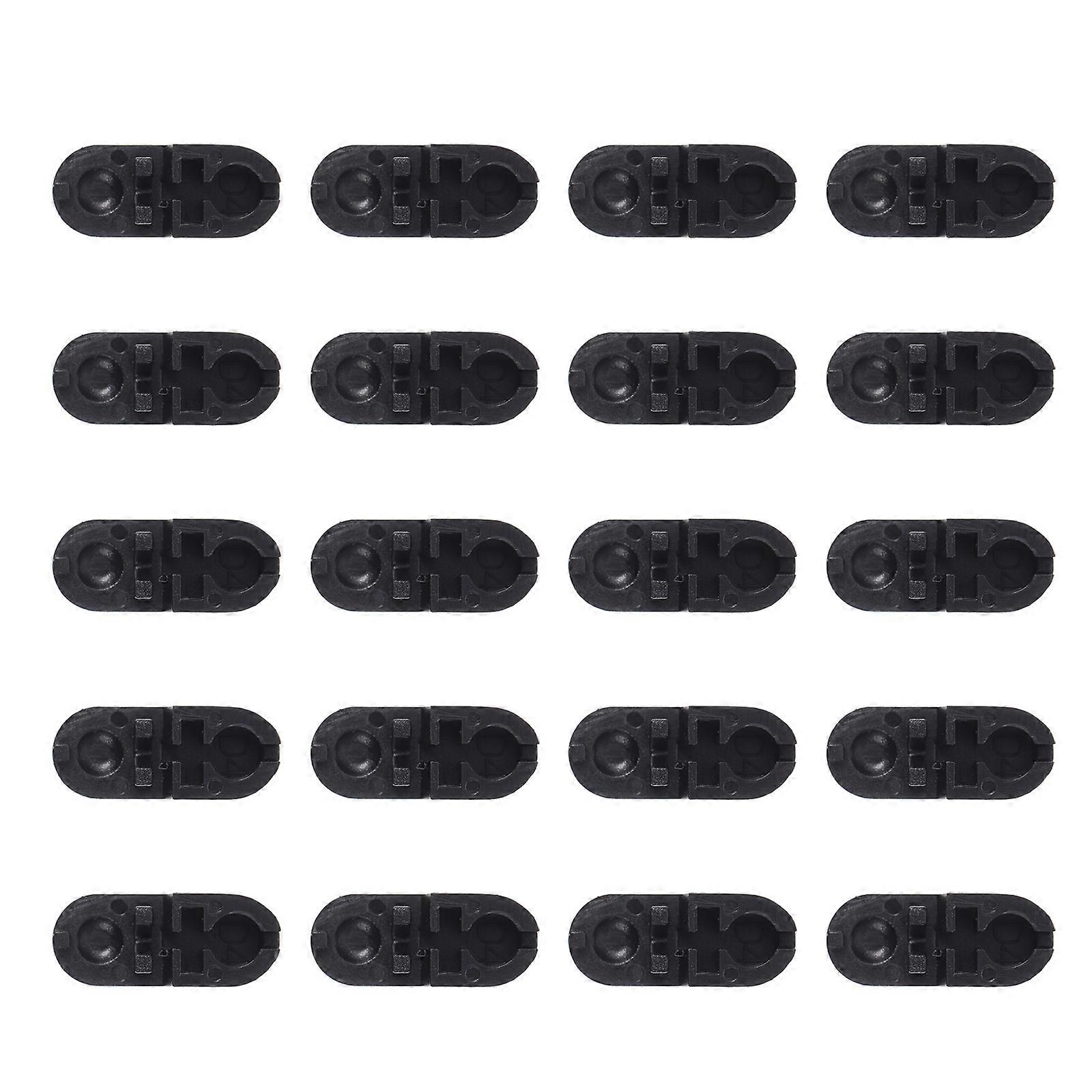 20pcs Black Plastic Bead Chain Connectors for Decoration Compatible with Most Vertical Blinds 70