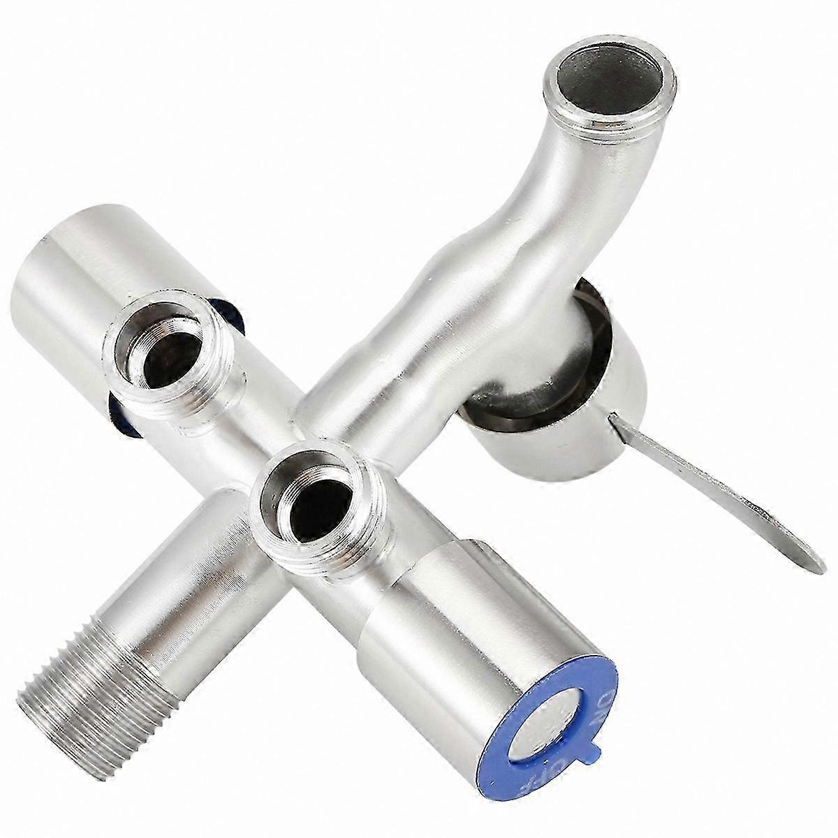 Dual Function Sink Faucet with Three-Way Diverter and Angle Valve Adapter