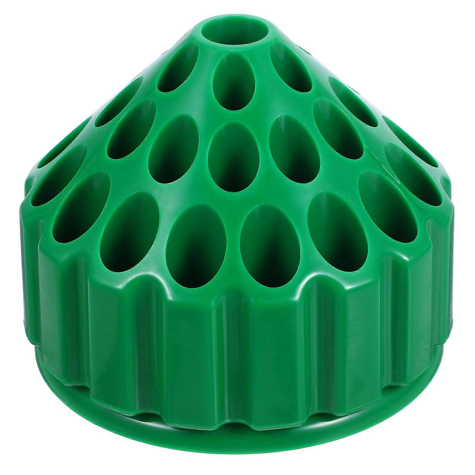 Rotating Plastic Drill Bit Holder For Woodworking Rotatable Grinding Drill Bit Hex Bit Organizer Storage Holder With Multiple Holes For Easy Access