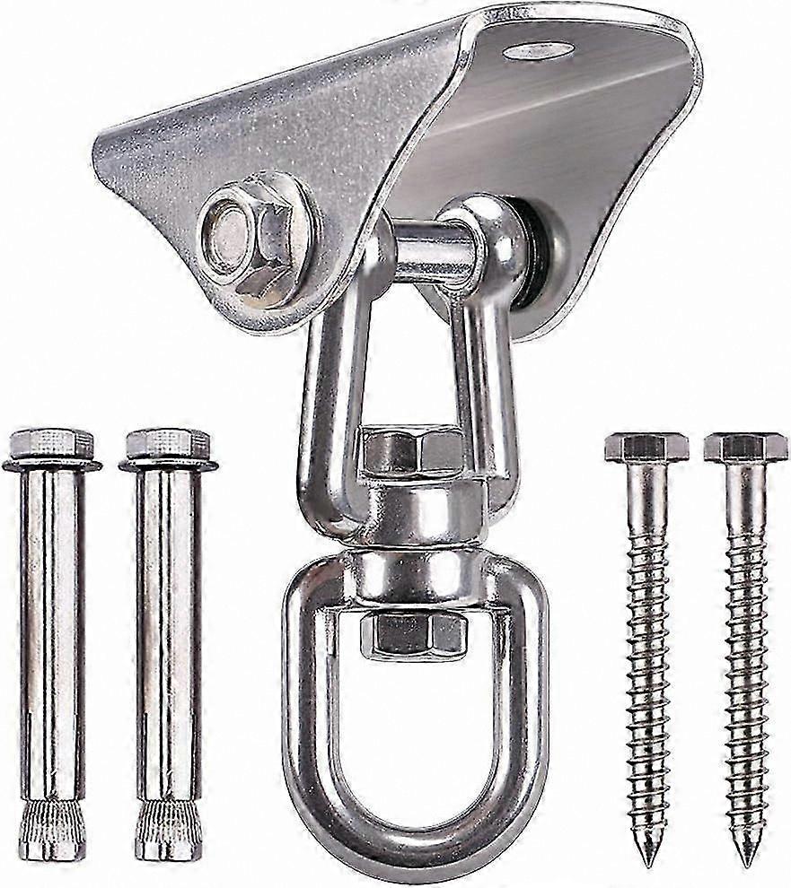 Heavy Duty 360-Degree Swivel Hanger with 1000 lb Capacity, Includes 4 Screws for Concrete Ceilings