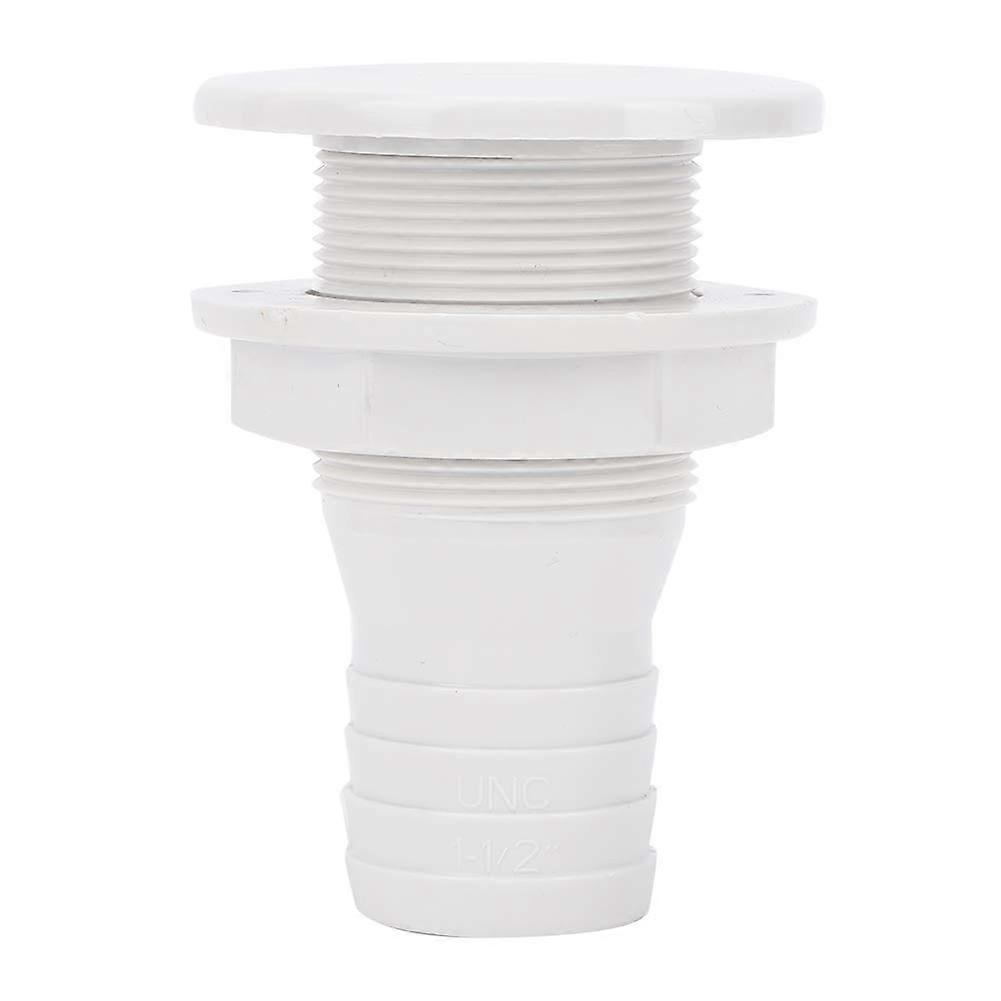 ABS Plastic Durable Lightweight Boat Body Bottom Yacht Bilge Drain Vent Accessory (11/2 inches)