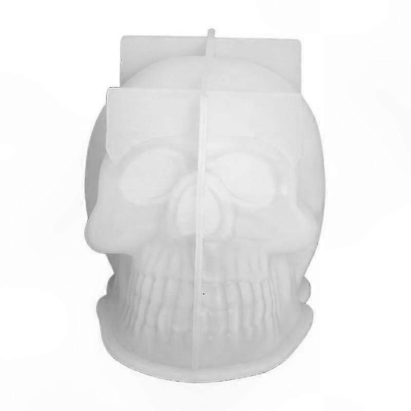 Silicone Skull Mold for DIY Candle and Resin Crafts, 3D Handmade Design, 1-Pack Shape Mold for Creative Projects