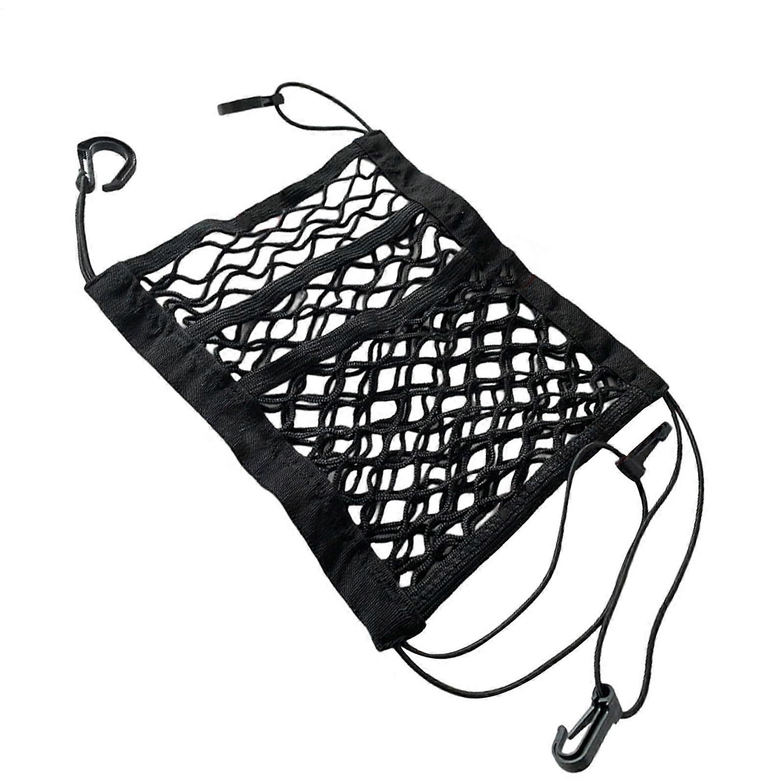 Auto Mesh Organizer for Backseat Storage | Car Seat Back Net Pocket for Food, Bottles, Magazines, and Newspapers