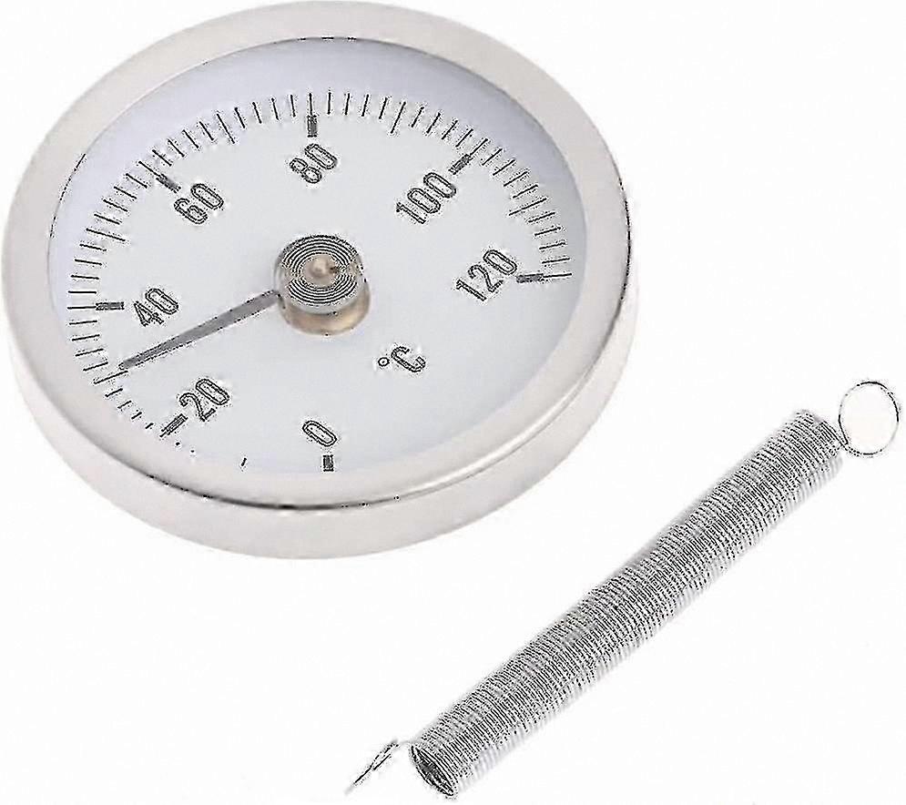 Bimetal Thermometer with Clip-on Pipe Monitor for Temperature Measurement