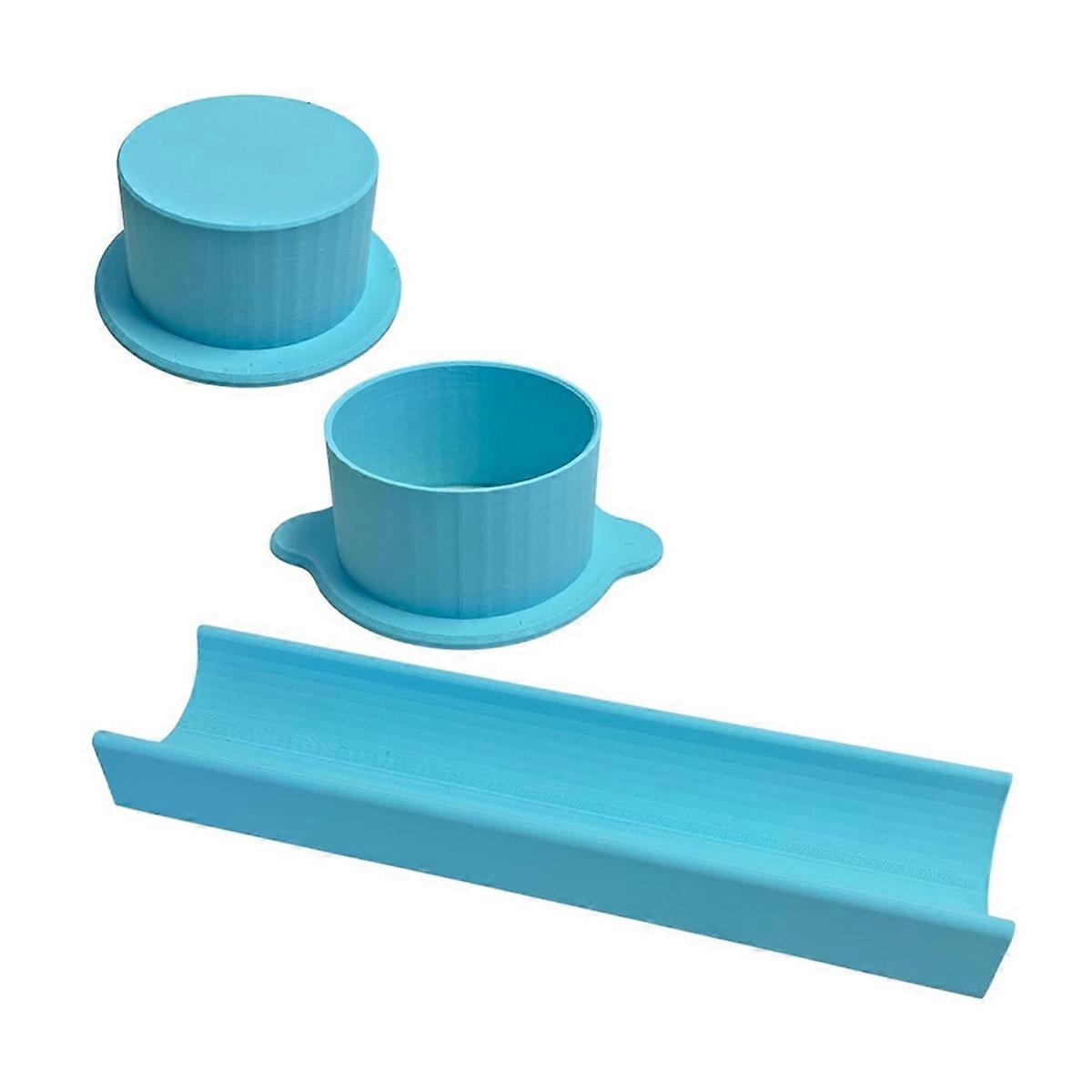 Round Cake Mold with 9-Inch Tray, 3D Printed Cake Cutter