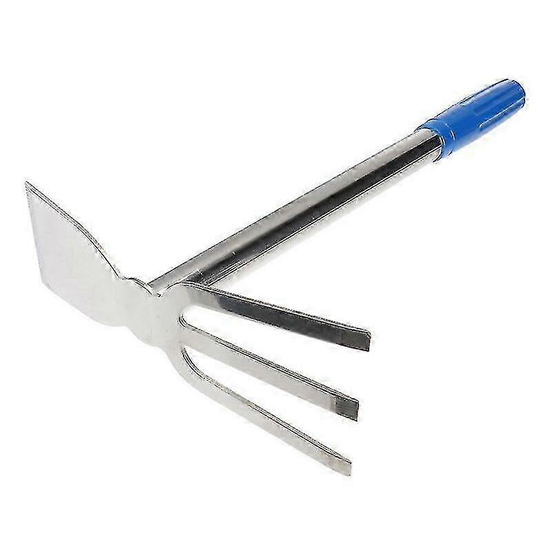 Durable Double Head Mini Hoe Portable Digging Tool Stainless Steel Garden Hoe -