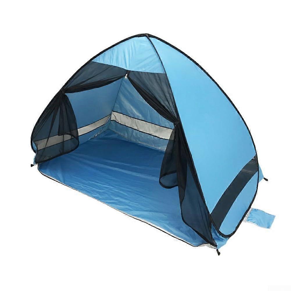 Up Sun Tent Automatic Foldable Mosquito Net UV50 For Beach Umbrella 200X120*130CM