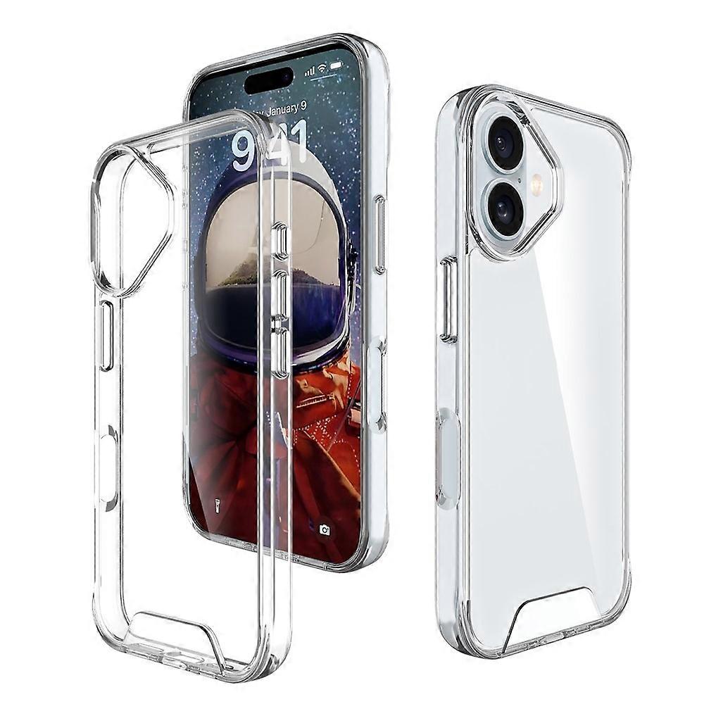 Compatible For iPhone 17 Case TPU Frame Clear PC Back Phone Cover