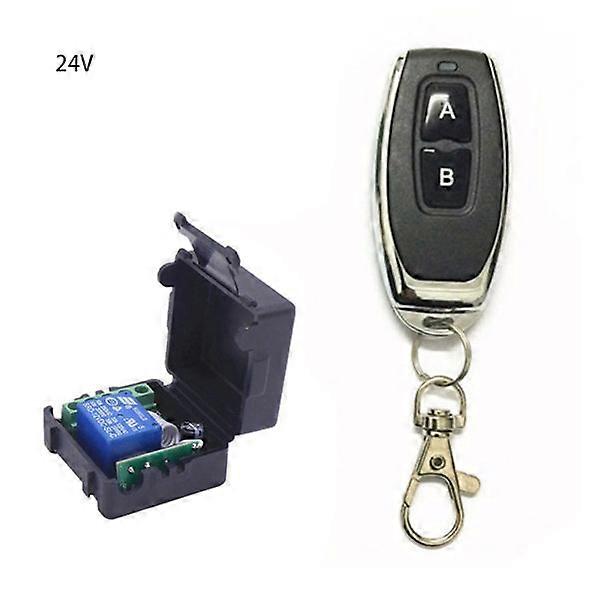 Wireless Switch for DC 24V 1CH Relay Receiver Module RF Electronic Lock/Light Control