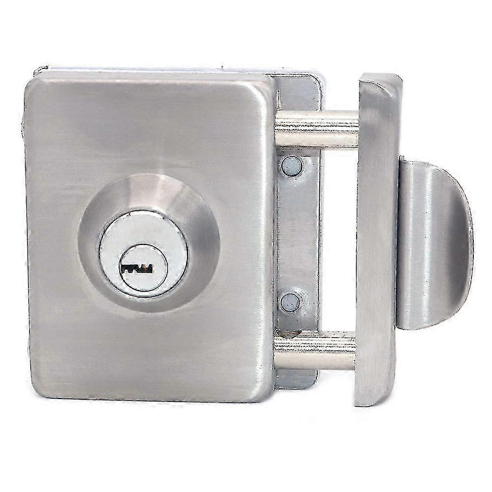 Çift Cam Kapı Kilidi, Paslanmaz Çelik, 10-12mm Kalın Cam İçin Çerçevesiz Açık Kapı Kancaları