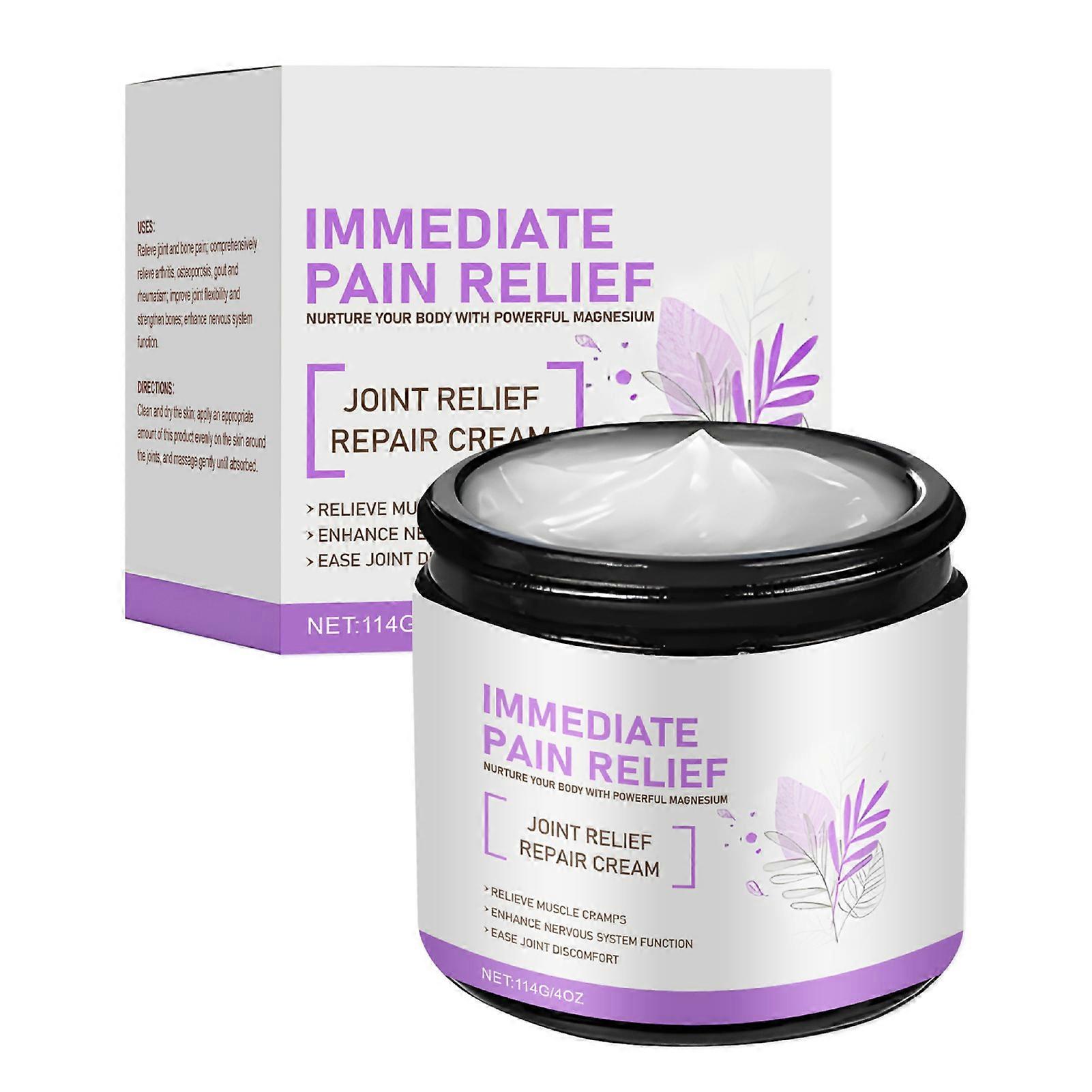 Magnesium Cream for Joint Pain Relief Muscle Soreness Recovery Fast Absorbing Formula for Knee Shoulder Elbow