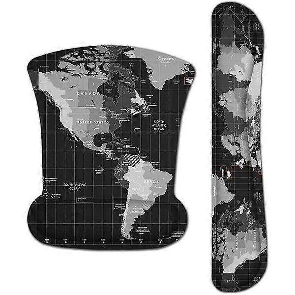 Mouse Pad with Wrist Support, Ergonomic Mouse Pad, Gel Mouse Pad with Wrist Rest