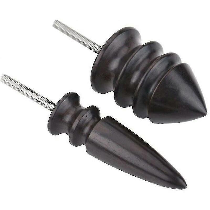 2pcs/set DIY Handmade Leather Craft Carving Tool Round Stack Leather Polisher Leather Tool，Fonepro