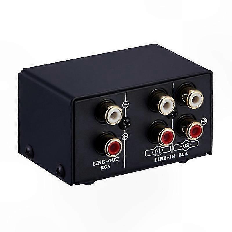 2-in-1 Signal Selector and Switcher for Speakers, Lossless o Source Routing