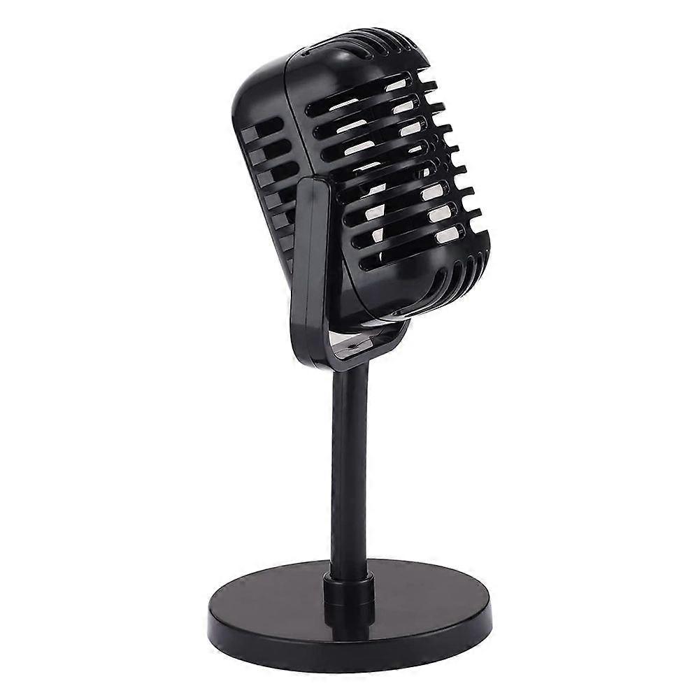 Vintage Microphone Prop,Plastic Microphone,Retro Microphones for Costume & Role Play,Antique Microp