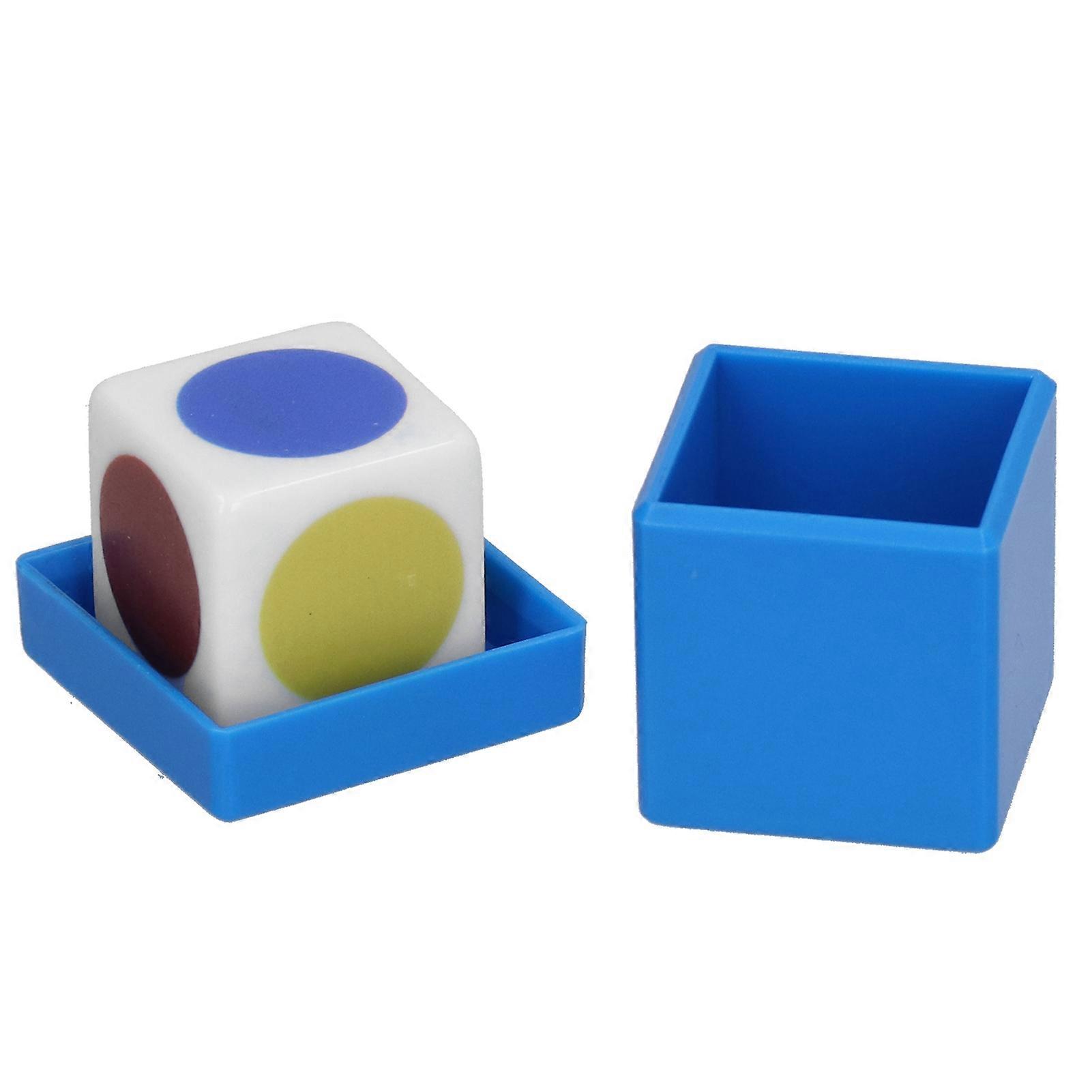 Kids Color Dice Magic Props Sound Color Guessing Stage Show Magic Toy