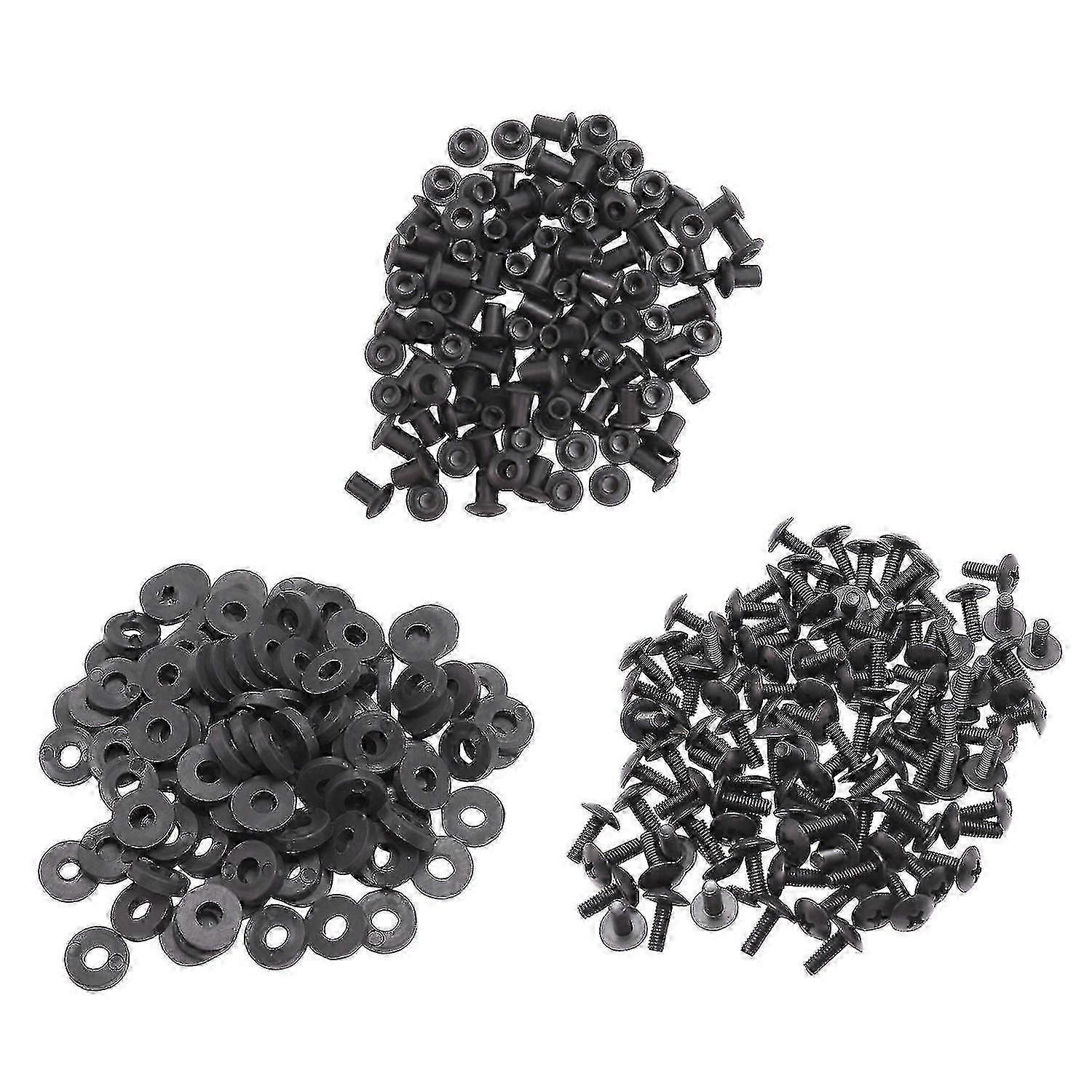 100pcs Lok Screw Set Chicago Screw Comes With Washer For Diy Kydex Sheath Hand Tool Parts (haoyi)-YUHAO