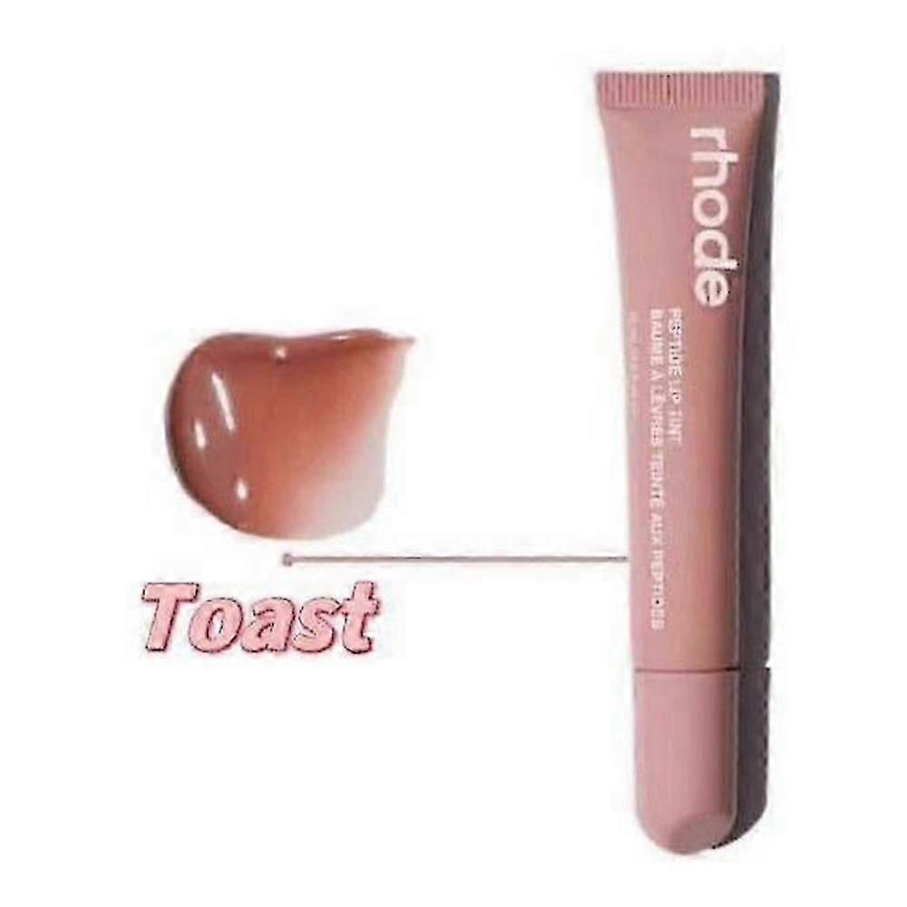 Rhode Hailey colored peptide lipstick, Toast lipstick