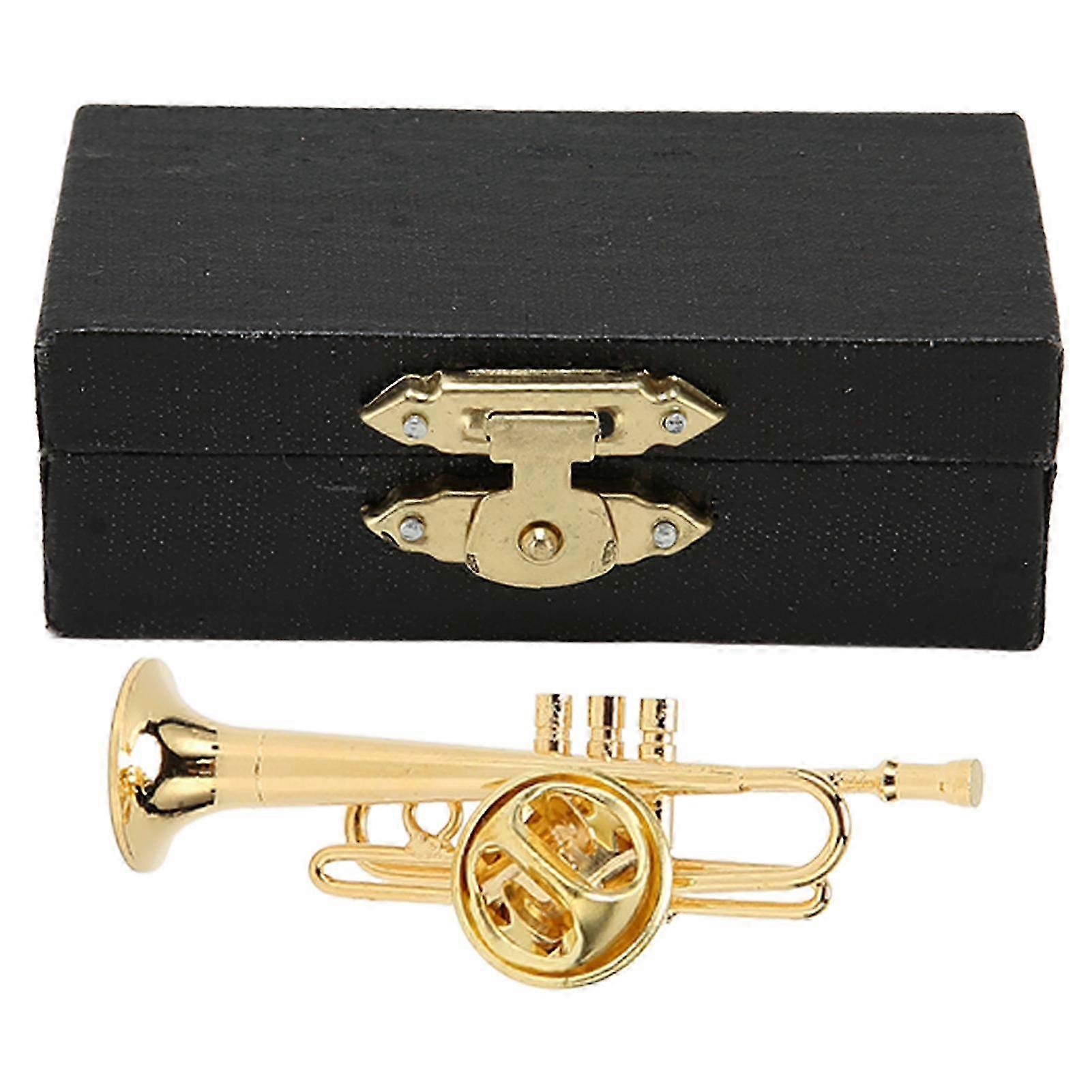 Miniature Flute Exquisite Color Elegant Strong Durable Metal High Simulation Mini Flute Model for Table Shelf Cabinet 2025