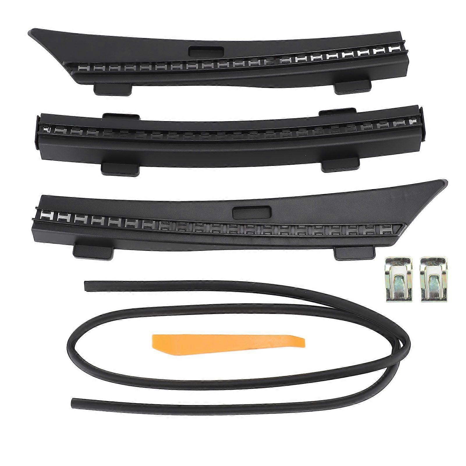 Front Hood Water Barrier Strip Dustproof Hood Weather Stripping Replacement for Tesla Model 3 2017 to 2023 Sectional Type
