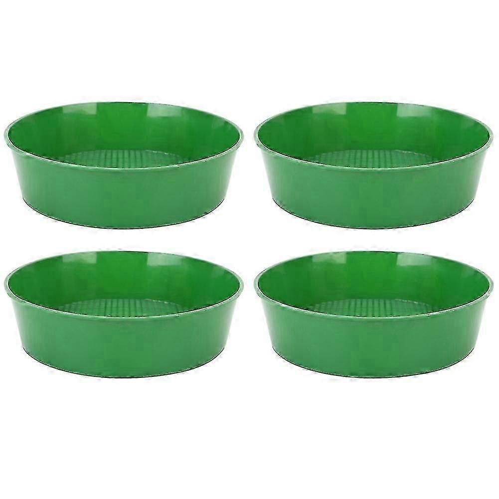 Garden Plastic Mesh Sieve Set for Succulent Plants - 4pcs Sand and Stone Filter Tool
