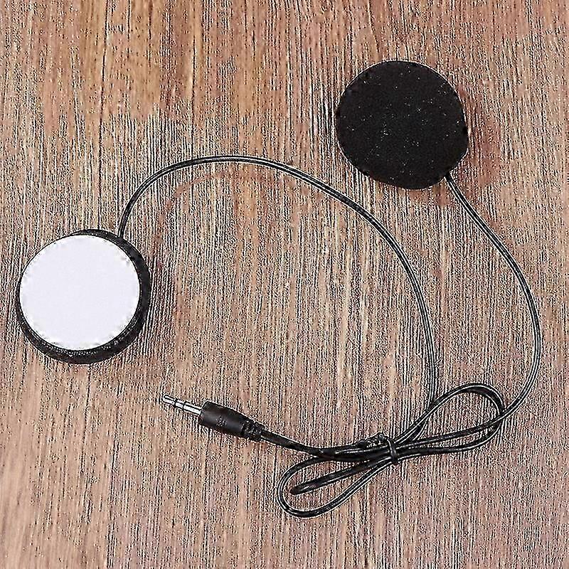 Bluetooth Intercom for Motorcycle Helmets with Soft Wire Mic & 3.5mm Speaker